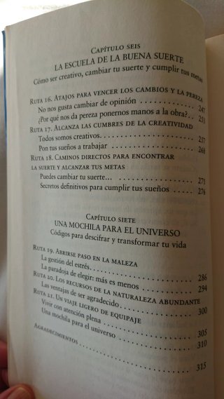 Una mochila para el universo