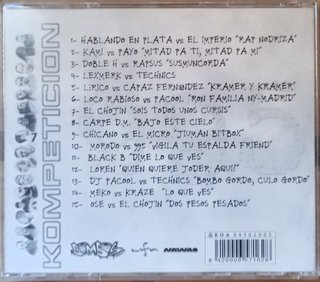 CD Kompeticion Rap Hip Hop