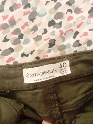 Pantalón tobillero verde