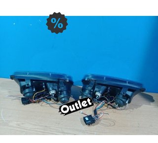 FE FAROS VOLKSWAGEN VW GOLF 4 OJOS ANGEL LED LOOK R32 FONDO