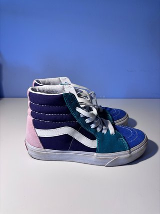 Vans Mujer Botas Azul y Verde