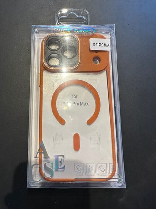 Capa Magsafe iPhone 15 Pro Max Laranja