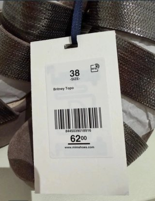Sandalias MIM Plataforma Marrón y Plata