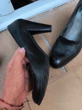 Zapatos de tacón negros Mara