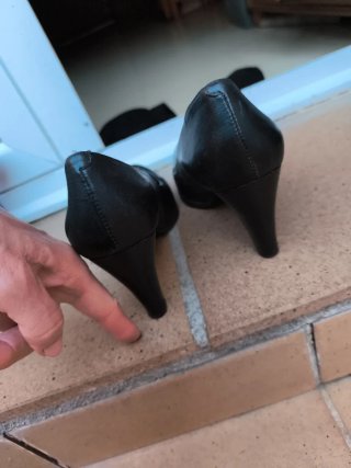Zapatos de tacón negros Mara