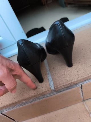 Zapatos de tacón negros Mara