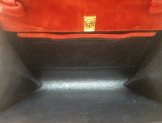 Bolso Gucci Piel Lagarto Rojo Vintage