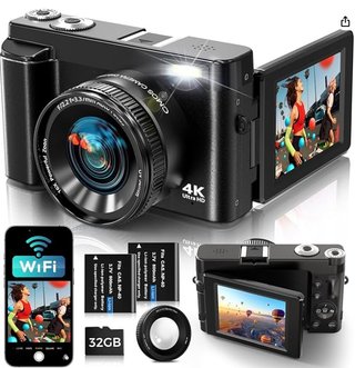 Cámara Digital 4K Ultra HD Nueva