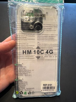 Capa New Science p/ Redmi 10C Transparente
