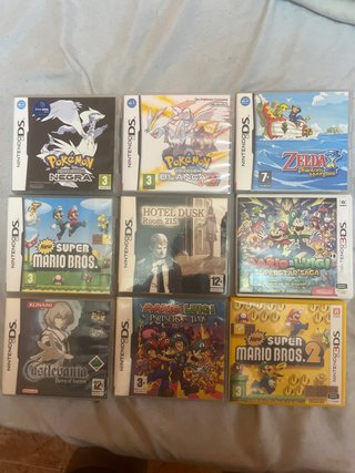 Nintendo DS/3DS Juegos Pokemon Zelda Mario