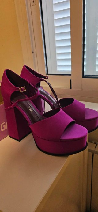 Zapatos tacón Zara plataforma talla 41