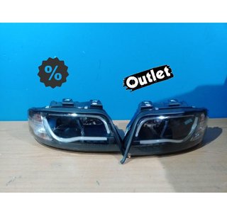 FE FAROS LED AUDI A6 01-04 LUZ DIURNA NEGRO R011288C2