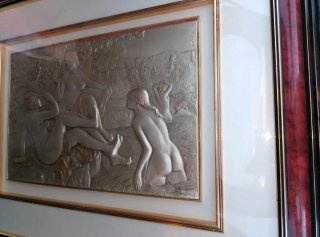Prestigioso quadro in argento 925