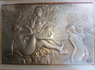 Prestigioso quadro in argento 925