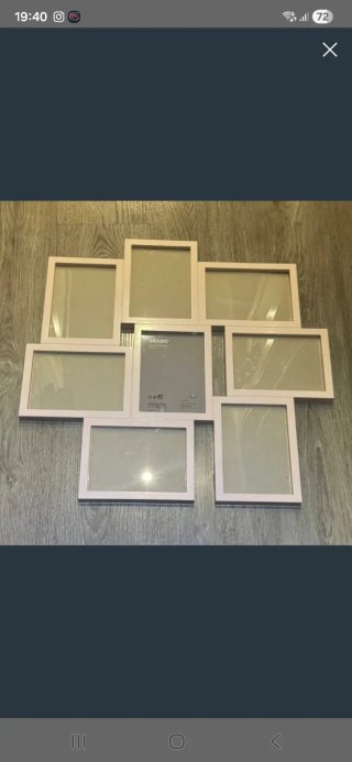 Marco fotos VAXBO IKEA rosa pálido