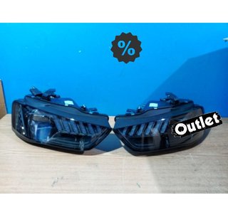 FE FAROS AUDI A4 B8 12-15 XENON + LED DINÁMICO NEGRO R01214