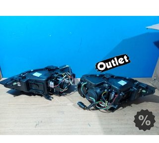 FE FAROS AUDI A4 B8 12-15 XENON + LED DINÁMICO NEGRO R01214