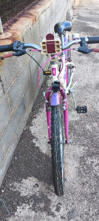 Bicicleta Decathlon 20 con cesta