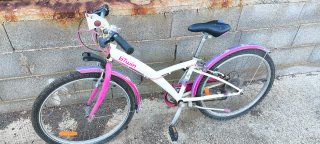 Bicicleta Decathlon 20 con cesta