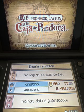 El Profesor Layton y la Caja de Pandora DS