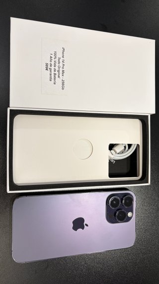 iPhone 14 Pro Max 256GB (Morado) | 100% Batería