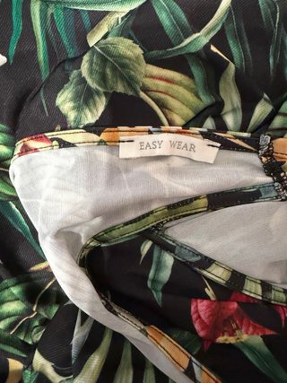 Mono corto estampado tropical Easy Wear Talla S