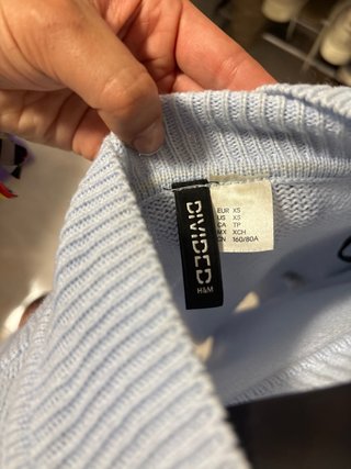 Jersey azul de tejido