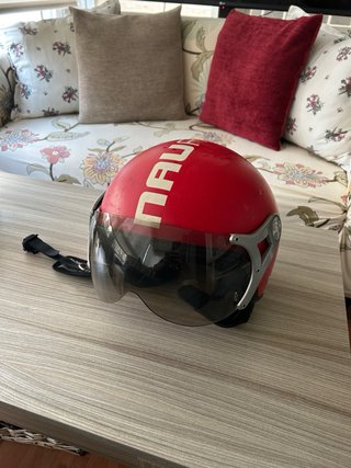 Casco Jet Homologado Rojo