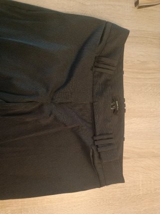 Traje Mango Mujer Talla 42 Gris / Azul marino