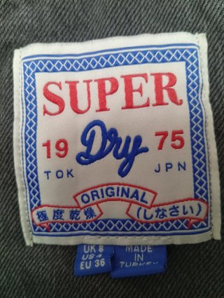 Peto vaquero Superdry gris