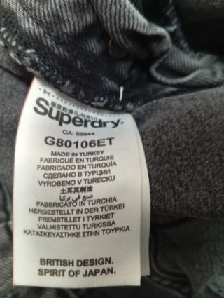 Peto vaquero Superdry gris