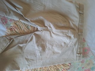 Pantalón equitación Cotton Naturals beige mujer