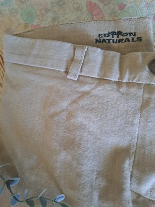 Pantalón equitación Cotton Naturals beige mujer