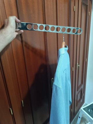 8 Percheros Plegable Metal Pared