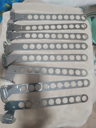 8 Percheros Plegable Metal Pared
