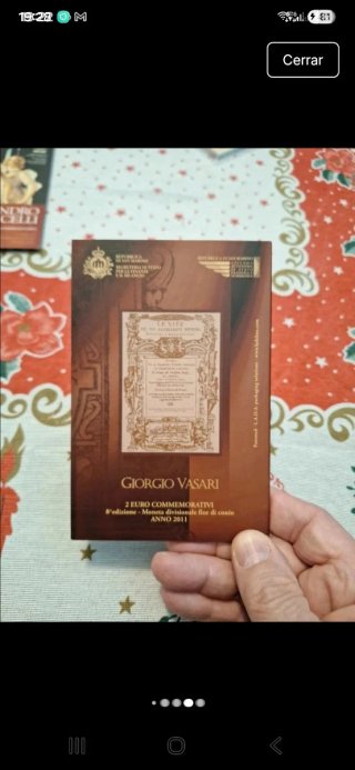 San Marino 2011 2 Euro conmemorativos. (Vasari)
