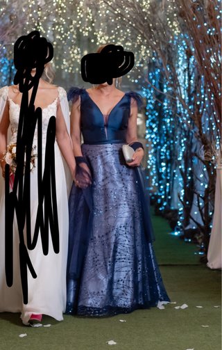 Vestido de fiesta azul