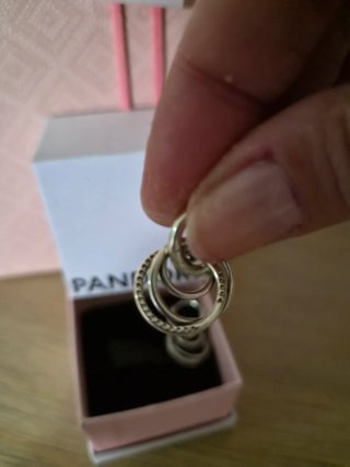 Pendientes Pandora Aro Plata