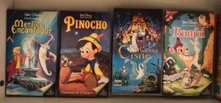 7 Películas VHS Disney Clásicos (Español)