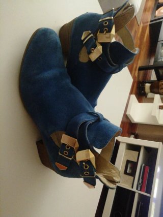 Botines azules Talla 39