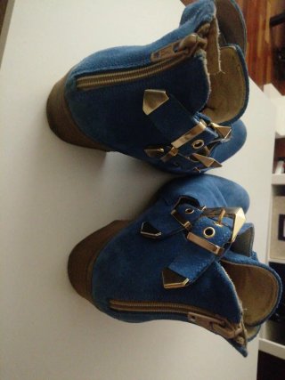 Botines azules Talla 39