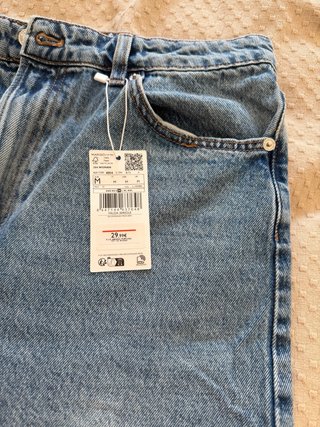 Falda midi vaquera nueva