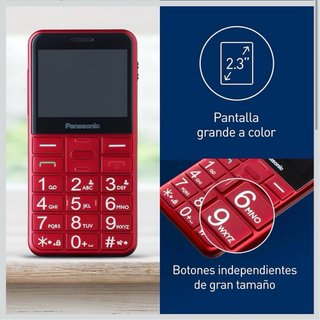 Teléfono Móvil Panasonic KX-TU155 Para Mayores