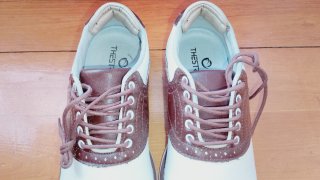 Zapatos de Golf Thestron Blanco y Marrón