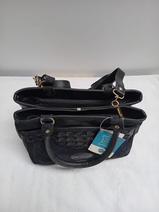 Bolso vintage mano negro Okay Sac