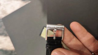 Correa Hamilton Piel 20mm Negra Hebilla Plata