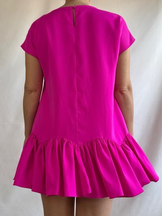 Vestido mini rosa Savida