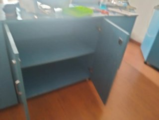Mostradores azules