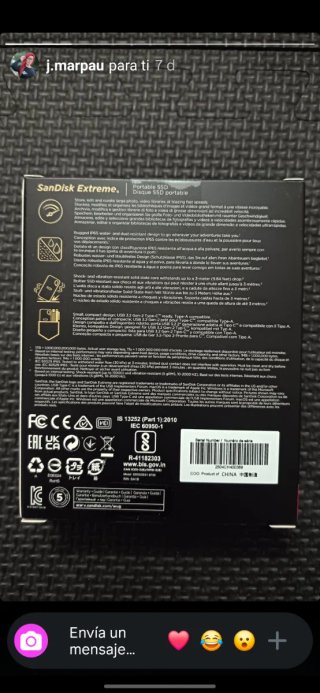SanDisk Extreme SSD Portátil 8TB