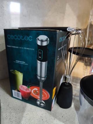 Batidora de mano Cecotec 1500W XL Cream&Crush